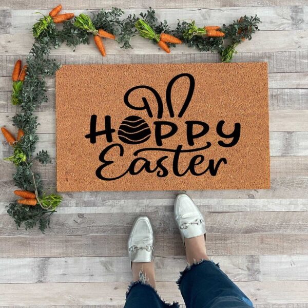 Funny Easter Bunny Funny English Door Mat Anti Slip Dirty Door Rug - Image 11