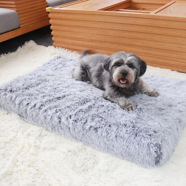 Long Plush Pet Beds Cat Mats for Small Medium Large Pets Winter Warm - Image 3