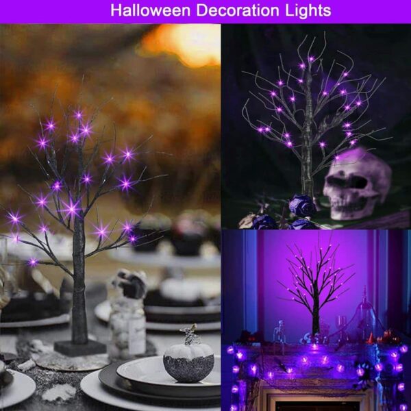 Halloween LED Birch Tree Light Tree LED Lamp DIY Landscape Tree Night Lamp - Image 6