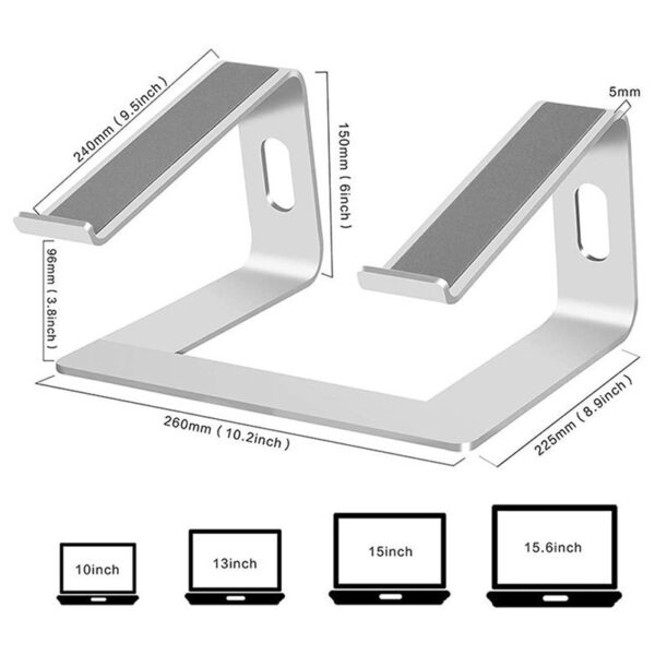 1Pc Aluminum Alloy Laptop Bracket - Image 7