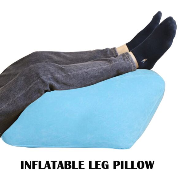 1pcs Inflatable Elevation Wedge Memory Foam Leg Foot Raiser Pillow Support