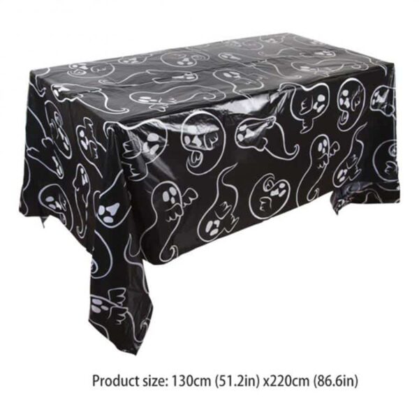 Halloween Disposable Tablecloths Pumpkin Ghost Bat Theme - Image 5