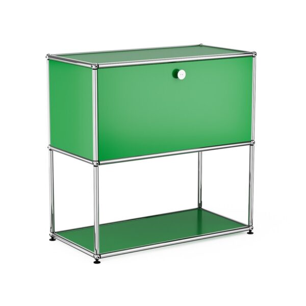 Green Storage Cabinet Living Room Bedroom Furniture 2 Drawer - Image 4