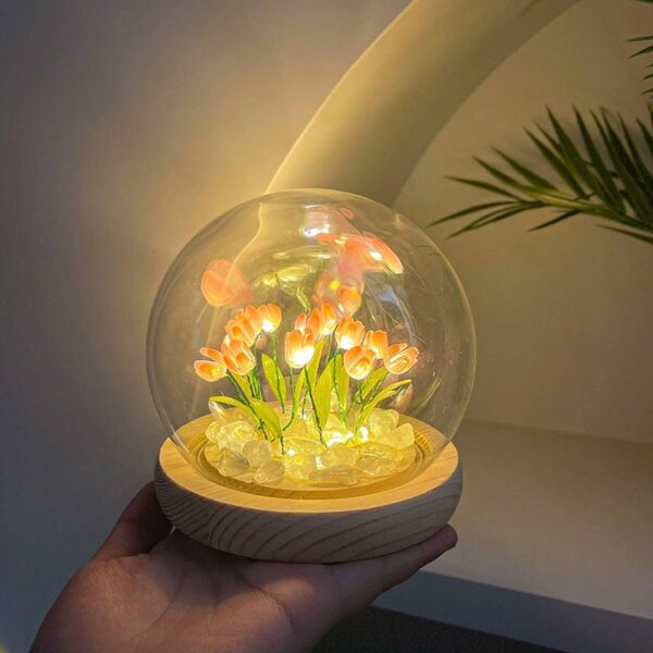 Led Room Decor Lights DIY lamp Tulip Flowers Mushroom - Image 4