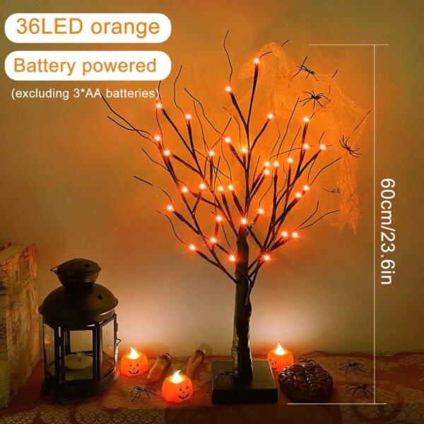 Halloween LED Birch Tree Light Tree LED Lamp DIY Landscape Tree Night Lamp - Image 5