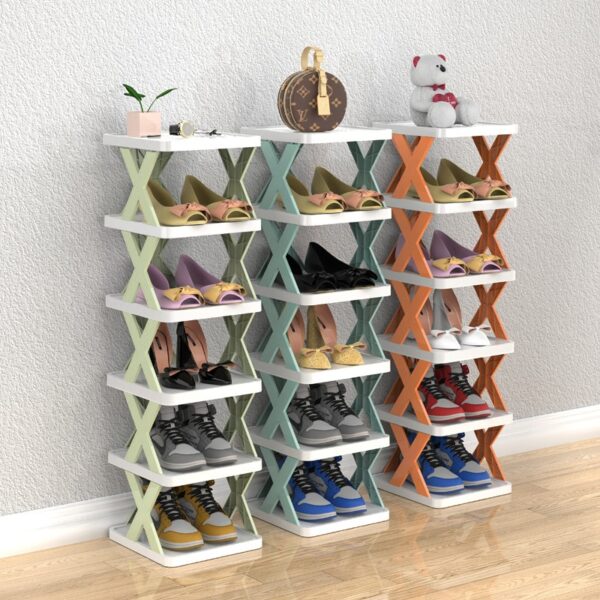 Ossayi Multi-layer Shoe Rack Storage Organizer Cupboard - Image 5