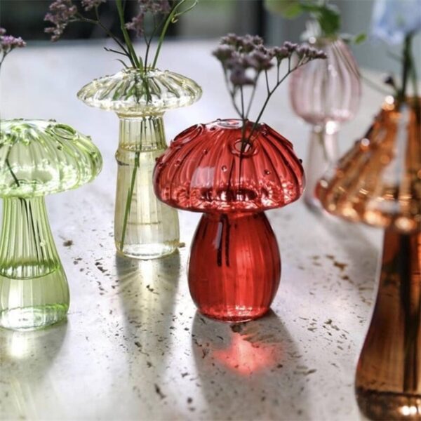 Mushroom Glass Vase Aromatherapy Bottle