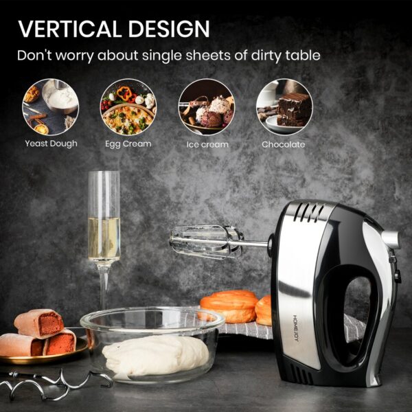 Hand Mixer Electric, Upgrade 5-Speed Hand Mixer - Image 4