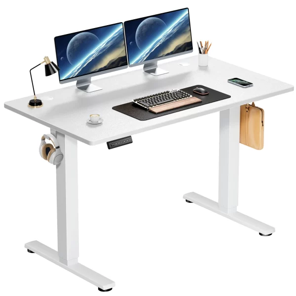 JHK Electric Standing Desk Height Adjustable 40x24 Inch Stand Up Sit Stand Computer Desk Workstation Ergonomic Work Table - Image 2