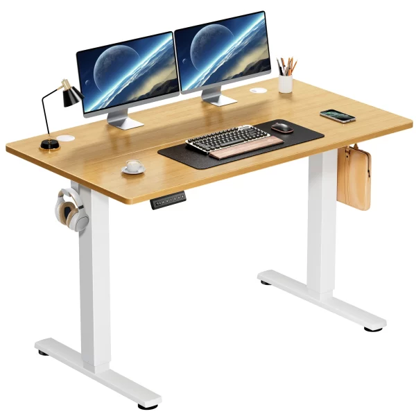 JHK Electric Standing Desk Height Adjustable 40x24 Inch Stand Up Sit Stand Computer Desk Workstation Ergonomic Work Table - Image 7